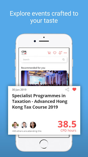 Android application HKICPA Events screenshort