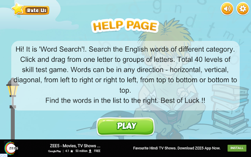 Word Search for Kids