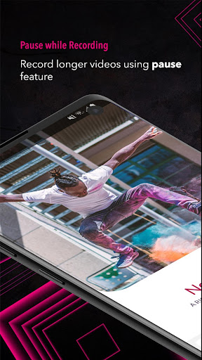 Android application Nonstop Video Cam : Pause & Sw screenshort