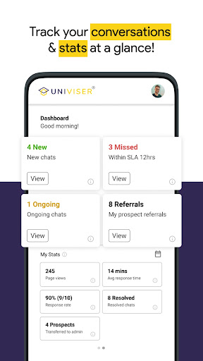 Android application Univiser Buddy screenshort