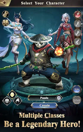 Game screenshot Mythic Warriors: Pandas hack