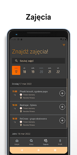 Android application Revolve App screenshort