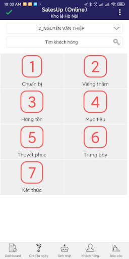 Android application SalesUp AAn screenshort