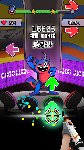 Beat Shooter Night: Rap Battle Screen 2