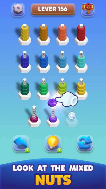 Wood Nuts & Bolts: Colors Sort - 1.0.5 - (Android)