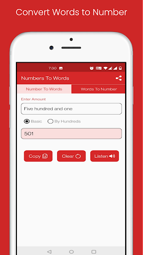 Number To Words/Words 2 Number Screen 2