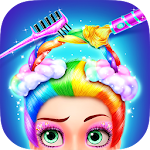 Cover Image of Download Rainbow Hair Salon - Dress Up  APK
