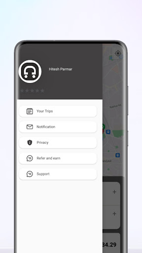 IndiCabs - Rider Screen 3