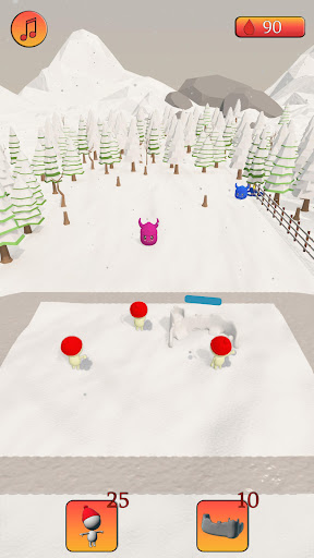 Android application Snow Wars screenshort