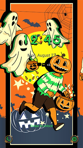 Android application 4K Wallpaper HD - Pumpkin Man screenshort