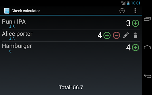 Check calculator Screen 3