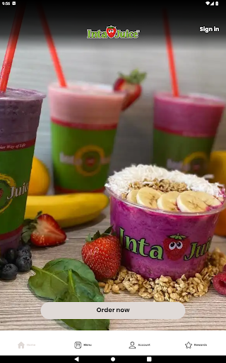 Android application Inta Juice Smoothies screenshort