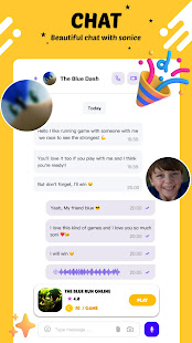 Soniic-Talk,Video & Play Games 1.2 APK screenshots 12