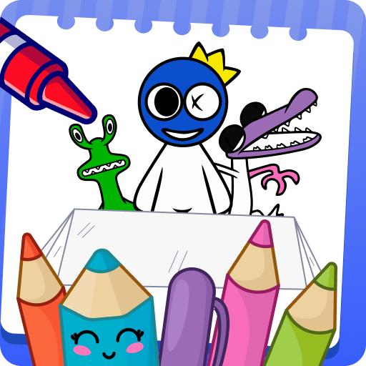 About: Rainbow Friends Coloring Book (Google Play version)
