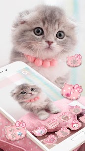 Cute Cat Live Launcher Theme 3D Wallpapers v1.0 APK (MOD,Premium Unlocked) Free For Android 2