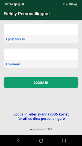 Android application Fieldly Ledger screenshort