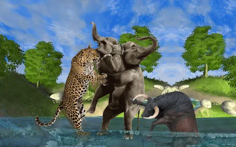 Wild Animal Fighting Games 3D