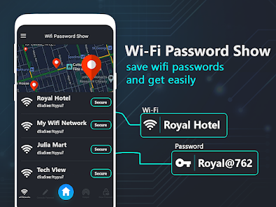 WIFI Password Show: WIFI key  screenshots 1