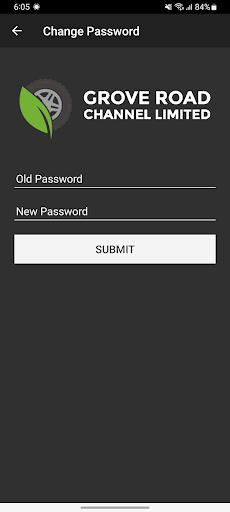 Grove Road Checker app Screen 2