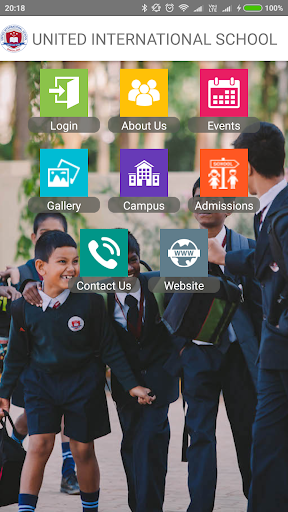 Android application United International School screenshort