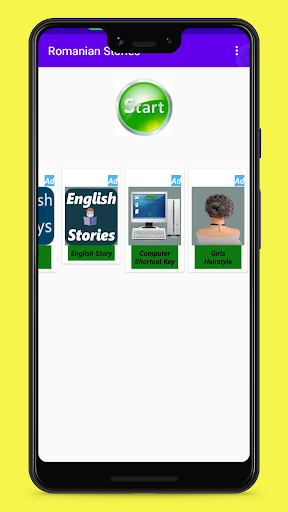 Android application Romanian Story screenshort