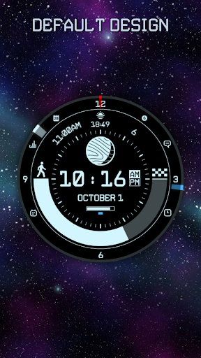 Android application Star Field Moon Phase Watch screenshort