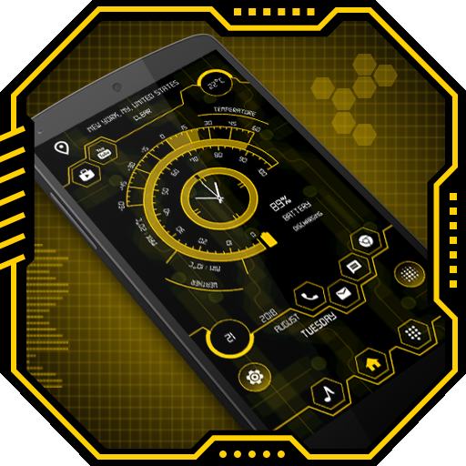Strip hi-tech launcher 3 logo