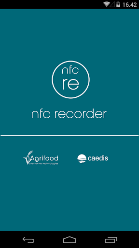 Android application NFC Recorder screenshort