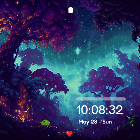 Glow Forest Watch Face