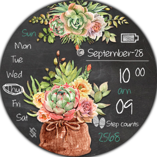 BFF100- Blackboard Art Cactus logo