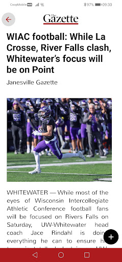 Janesville Gazette Screen 3