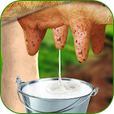 Cow Milk Game-Free icon
