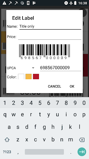 Barcode Generator - labels PDF Screen 3