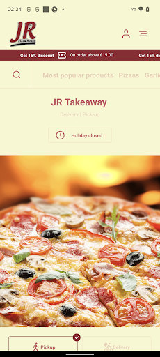 Android application JR Takeaway Mcr screenshort