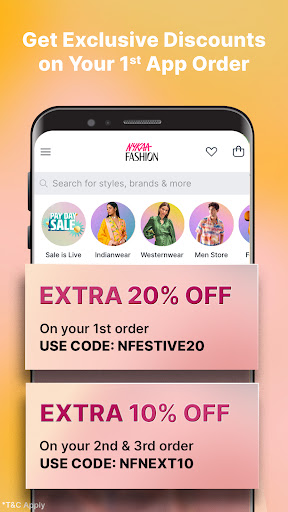 Nykaa Fashion – Shopping App Screen 2