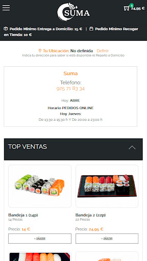 Restaurante Suma Screen 2