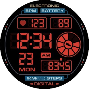 SH001 quadrante dell'orologio, schermata dell'orologio WearOS