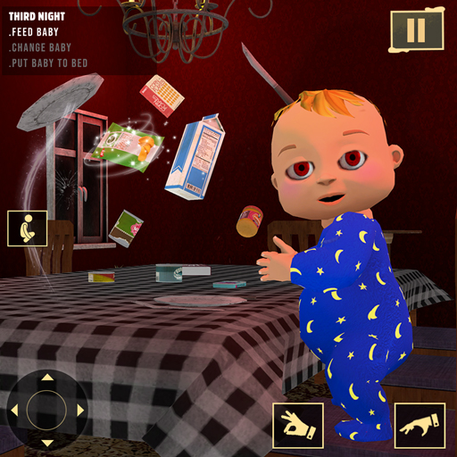 Scary Baby in Dark House