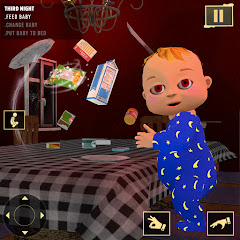 Scary Baby in Dark House