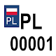 Polskie tablice rejestracyjne Laai af op Windows