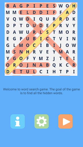 Find Word Puzzle Screen 2