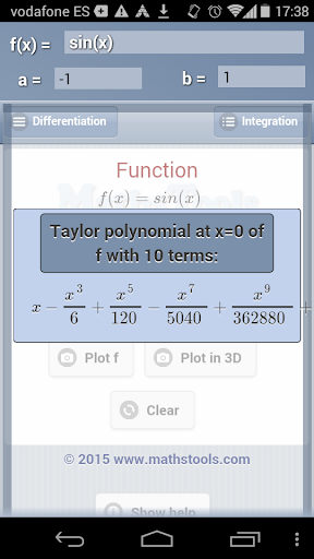 Mathstools Integral Calculator