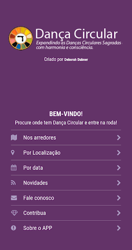 Android application Dança Circular screenshort
