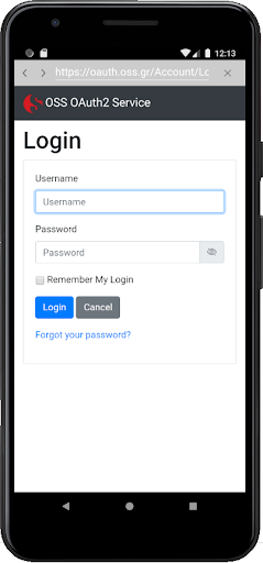 Android application OSS Open Orders screenshort