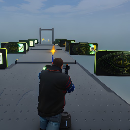 Blaze fun run - 3d traffic run logo