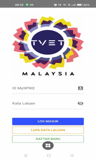 Android application myTVET screenshort