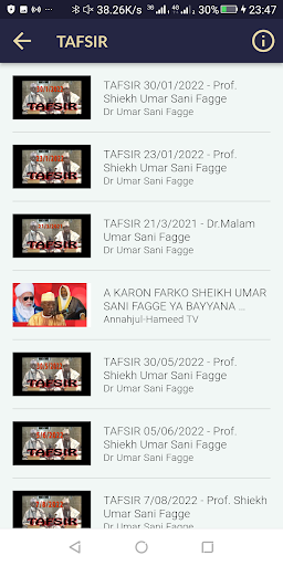 PROF. UMAR SANI FAGGE 2023