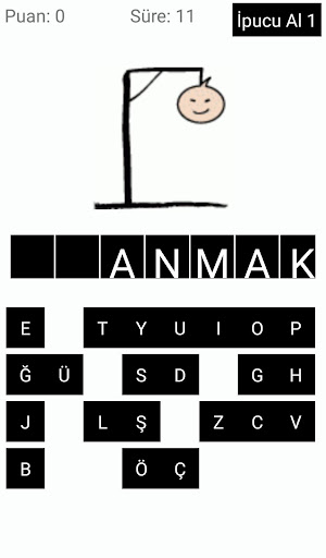 Adam Asmaca Kelime Bul