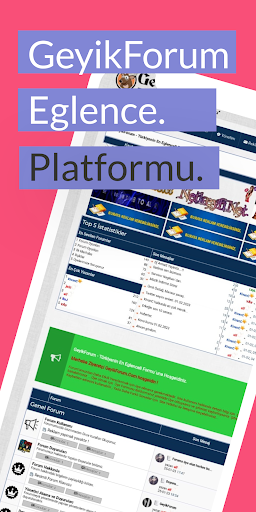 Android application GeyikForum screenshort