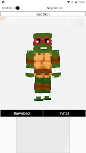 Turtles Ninja Skins for MCPE